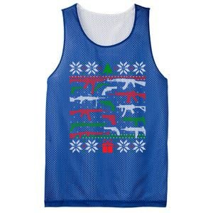 Gun Lover Second Adt Ugly Christmas Gun Enthusiast Gift Mesh Reversible Basketball Jersey Tank