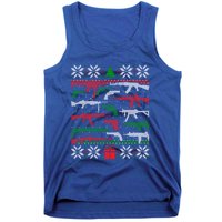 Gun Lover Second Adt Ugly Christmas Gun Enthusiast Gift Tank Top