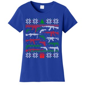 Gun Lover Second Adt Ugly Christmas Gun Enthusiast Gift Women's T-Shirt