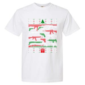 Gun Lover Second Adt Ugly Christmas Gun Enthusiast Gift Garment-Dyed Heavyweight T-Shirt