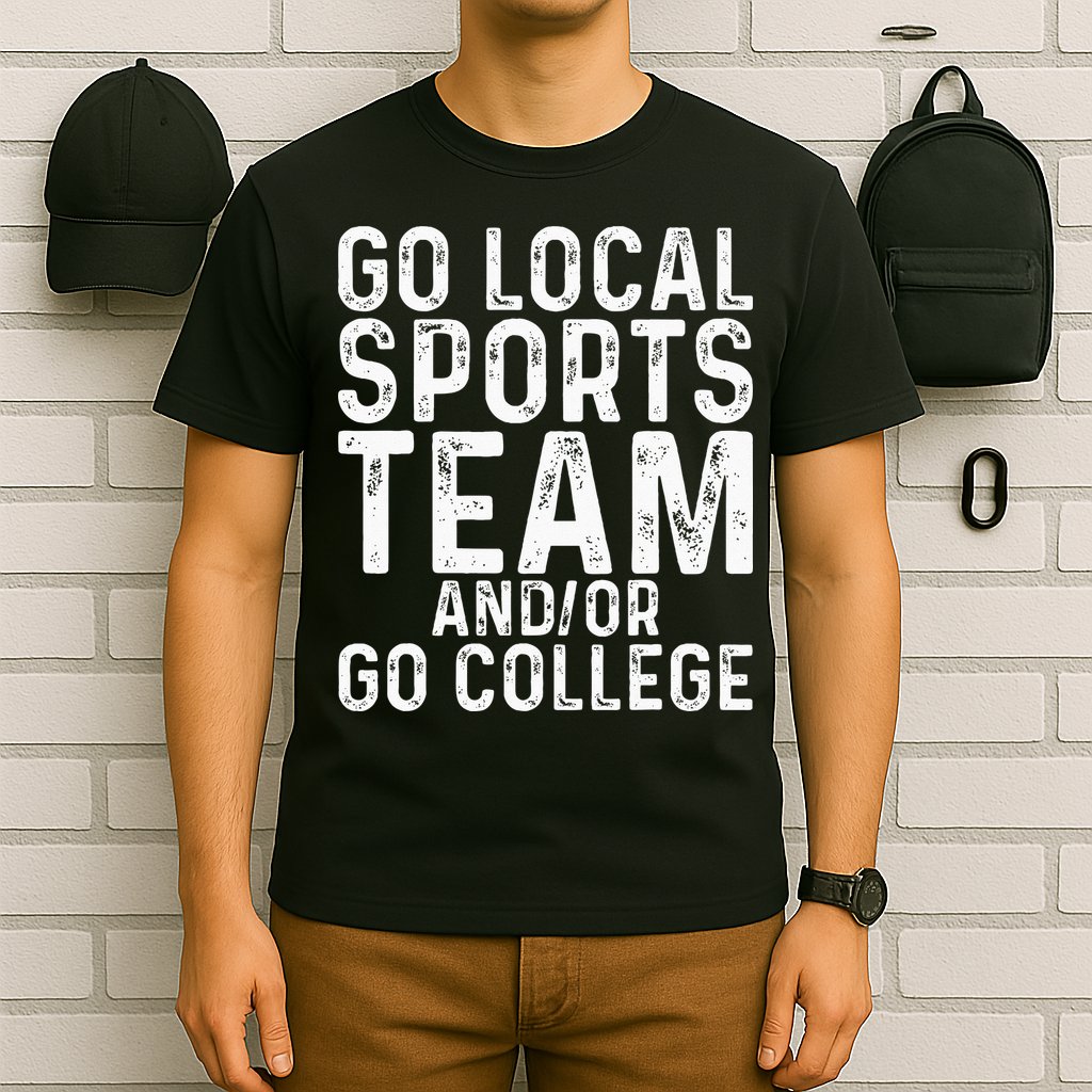 Go Local Sports Team And Or Go College T-Shirt