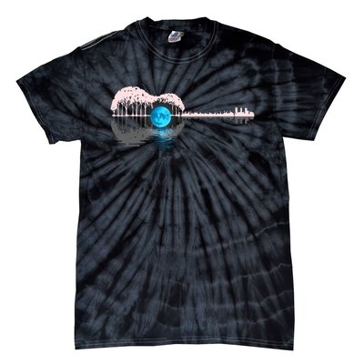 Guitar Lake Shadow Love Guitar Musician Tie-Dye T-Shirt