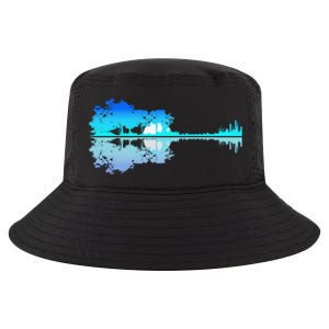 Guitar Lake Shadow Love Guitar Musician Cool Comfort Performance Bucket Hat