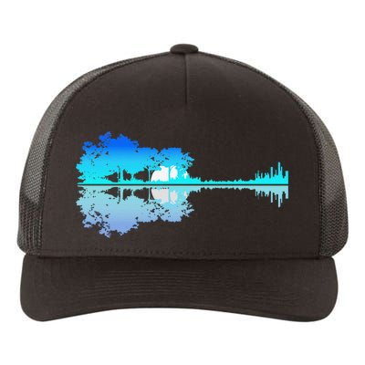 Guitar Lake Shadow Love Guitar Musician Yupoong Adult 5-Panel Trucker Hat