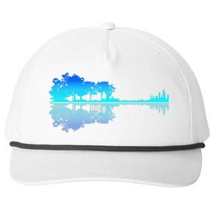 Guitar Lake Shadow Love Guitar Musician Snapback Five-Panel Rope Hat