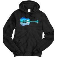 Guitar Lake Shadow Love Guitar Musician Tie Dye Hoodie