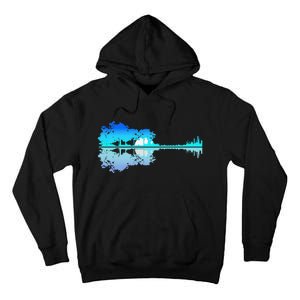 Guitar Lake Shadow Love Guitar Musician Tall Hoodie