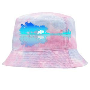 Guitar Lake Shadow Love Guitar Musician Tie-Dyed Bucket Hat