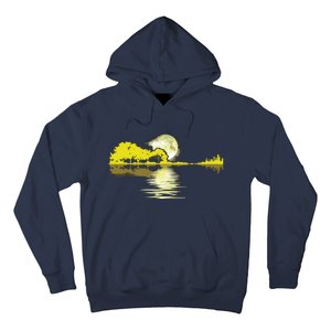 Guitar Lake Shadow Love Guitar Musician Hoodie