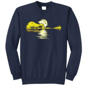 Guitar Lake Shadow Love Guitar Musician Sweatshirt