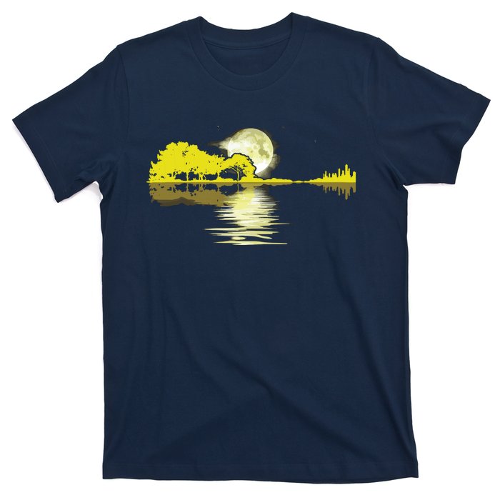 Guitar Lake Shadow Love Guitar Musician T-Shirt