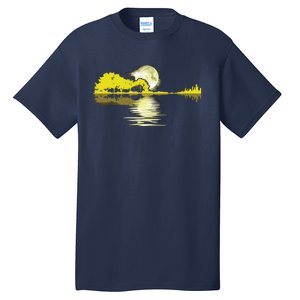 Guitar Lake Shadow Love Guitar Musician Tall T-Shirt