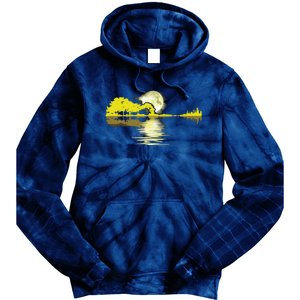 Guitar Lake Shadow Love Guitar Musician Tie Dye Hoodie