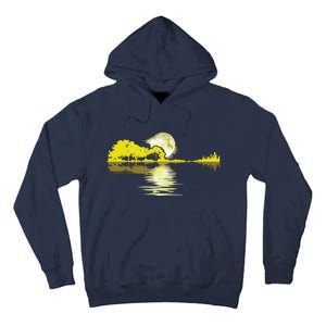 Guitar Lake Shadow Love Guitar Musician Tall Hoodie