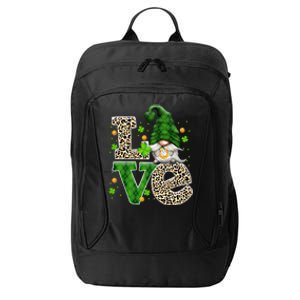 Gnomies Love St Patricks Day Funny Gnomes Shamrock Lucky Gift City Backpack