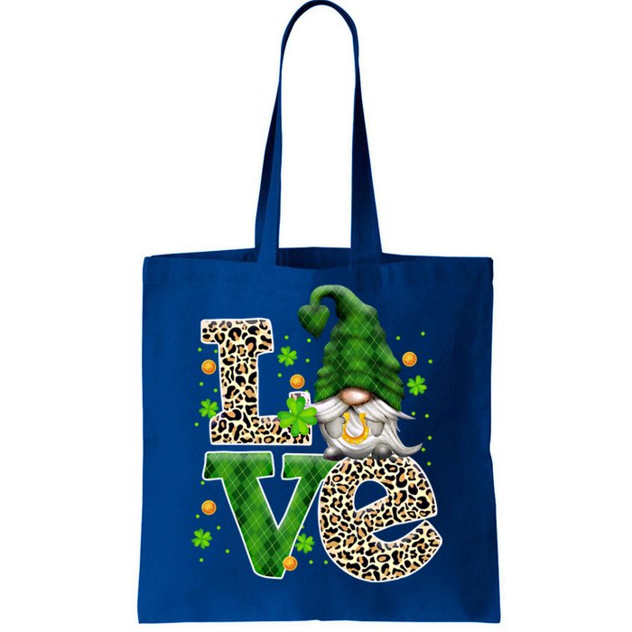 Gnomies Love St Patricks Day Funny Gnomes Shamrock Lucky Gift Tote Bag