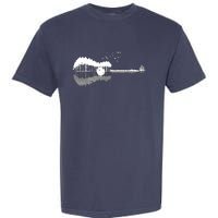 Guitar Lake Shadow Love Guitar Musician Garment-Dyed Heavyweight T-Shirt