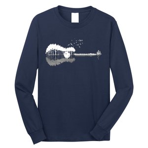 Guitar Lake Shadow Love Guitar Musician Long Sleeve Shirt