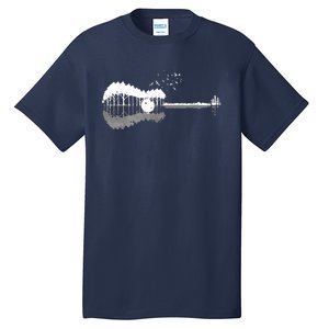 Guitar Lake Shadow Love Guitar Musician Tall T-Shirt