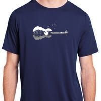 Guitar Lake Shadow Love Guitar Musician Adult ChromaSoft Performance T-Shirt