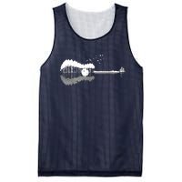 Guitar Lake Shadow Love Guitar Musician Mesh Reversible Basketball Jersey Tank