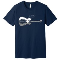 Guitar Lake Shadow Love Guitar Musician Premium T-Shirt