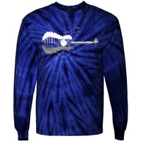 Guitar Lake Shadow Love Guitar Musician Tie-Dye Long Sleeve Shirt