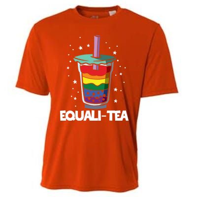 Gay Lesbian Tea Lgbtq Gift Cooling Performance Crew T-Shirt