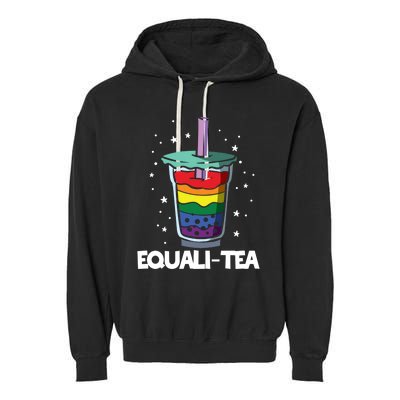 Gay Lesbian Tea Lgbtq Gift Garment-Dyed Fleece Hoodie