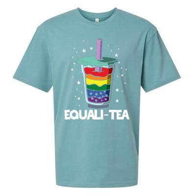 Gay Lesbian Tea Lgbtq Gift Sueded Cloud Jersey T-Shirt