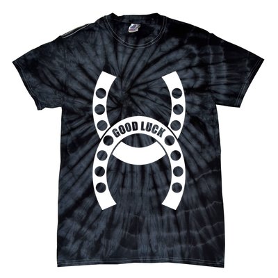 Good Luck The Lucky Horseshoes Tie-Dye T-Shirt