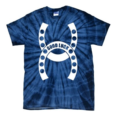 Good Luck The Lucky Horseshoes Tie-Dye T-Shirt