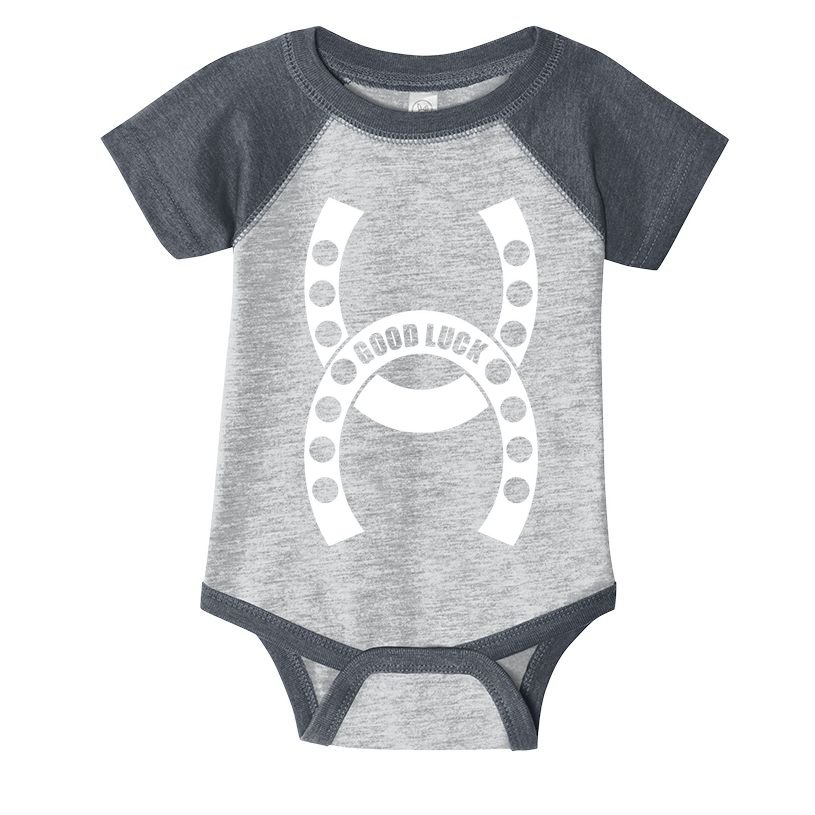 Good Luck The Lucky Horseshoes Infant Baby Jersey Bodysuit