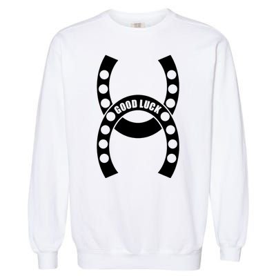 Good Luck The Lucky Horseshoes Garment-Dyed Sweatshirt