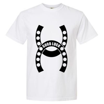 Good Luck The Lucky Horseshoes Garment-Dyed Heavyweight T-Shirt