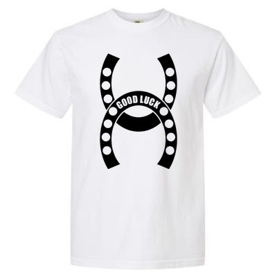 Good Luck The Lucky Horseshoes Garment-Dyed Heavyweight T-Shirt