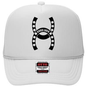 Good Luck The Lucky Horseshoes High Crown Mesh Back Trucker Hat