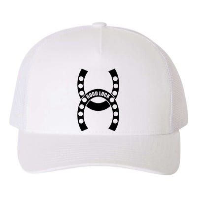 Good Luck The Lucky Horseshoes Yupoong Adult 5-Panel Trucker Hat