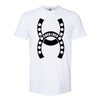 Good Luck The Lucky Horseshoes Softstyle® CVC T-Shirt