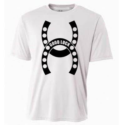 Good Luck The Lucky Horseshoes Cooling Performance Crew T-Shirt