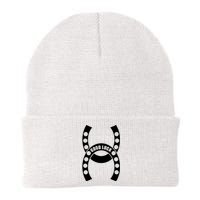 Good Luck The Lucky Horseshoes Knit Cap Winter Beanie