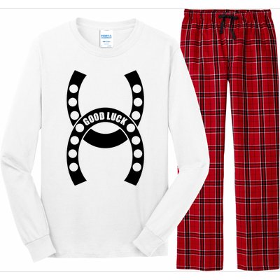 Good Luck The Lucky Horseshoes Long Sleeve Pajama Set