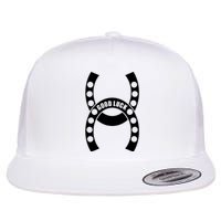 Good Luck The Lucky Horseshoes Flat Bill Trucker Hat