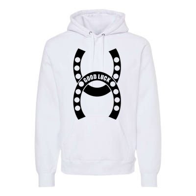 Good Luck The Lucky Horseshoes Premium Hoodie