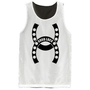 Good Luck The Lucky Horseshoes Mesh Reversible Basketball Jersey Tank