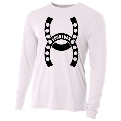 Good Luck The Lucky Horseshoes Cooling Performance Long Sleeve Crew