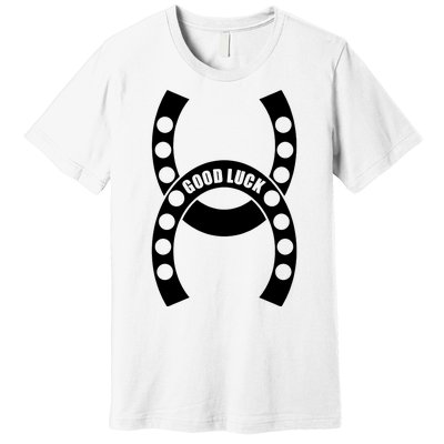 Good Luck The Lucky Horseshoes Premium T-Shirt