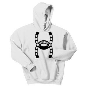 Good Luck The Lucky Horseshoes Kids Hoodie