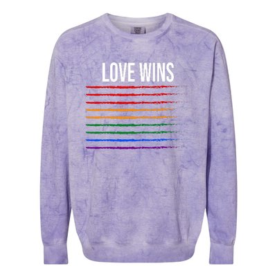 Gay LGBT T Colorblast Crewneck Sweatshirt