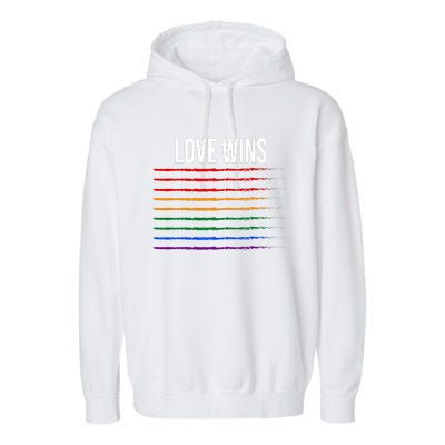 Gay LGBT T Garment-Dyed Fleece Hoodie